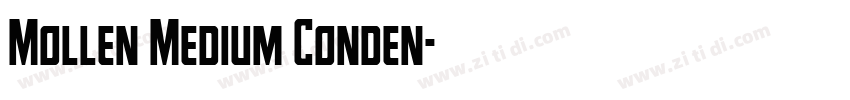 Mollen Medium Conden字体转换 Mollen Medium Conden字体转换